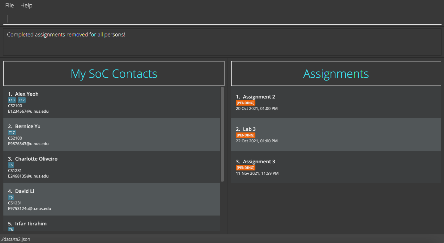 Manual Testing for clean command